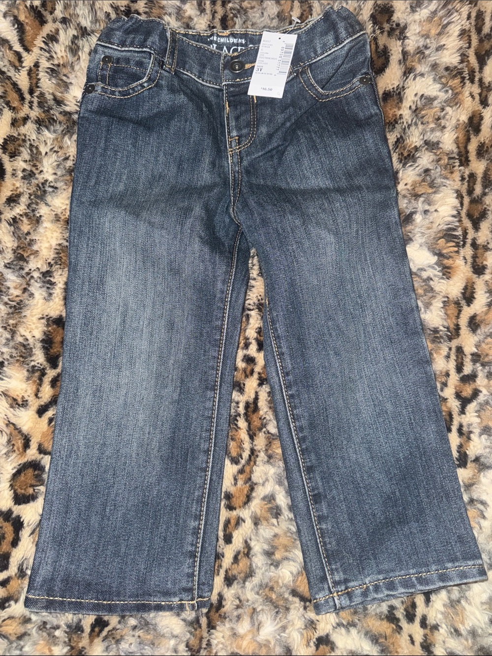 The Children's Place Dark Blue Straight-Leg Kids Jeans